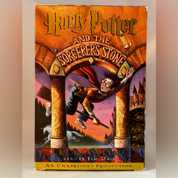 Lot of HARRY POTTER audiobooks cassette tapes and cd books 1,2,3,4,6,7 Hogwarts - Picture 2 of 16